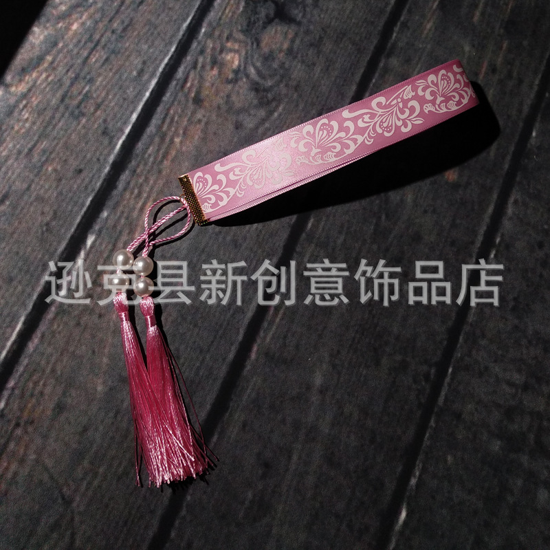 Estilo Antiguo Mujeres Hanfu Disfraz Cuerda para el Pelo Cinta Disfraz Cuerda Prendas para la cabeza - Imagen 26 de 27