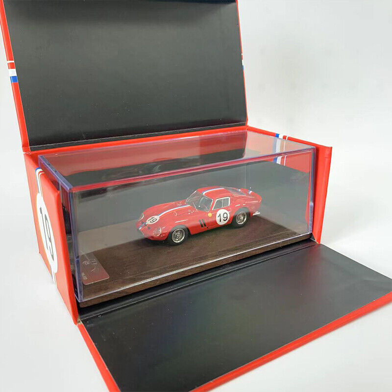 Finclassically 1:64 Ferrari 250 GTO Model Car Alloy Sport Vehicle Classical Red