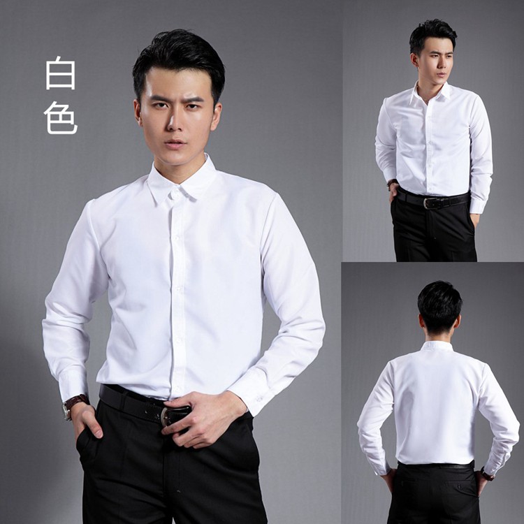 Camisas de colores para hombre disfraces de fotografía mangas largas camisas con botones - Imagen 18 de 31