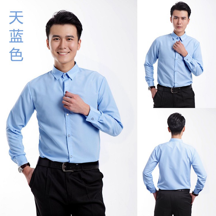 Camisas de colores para hombre disfraces de fotografía mangas largas camisas con botones - Imagen 23 de 31