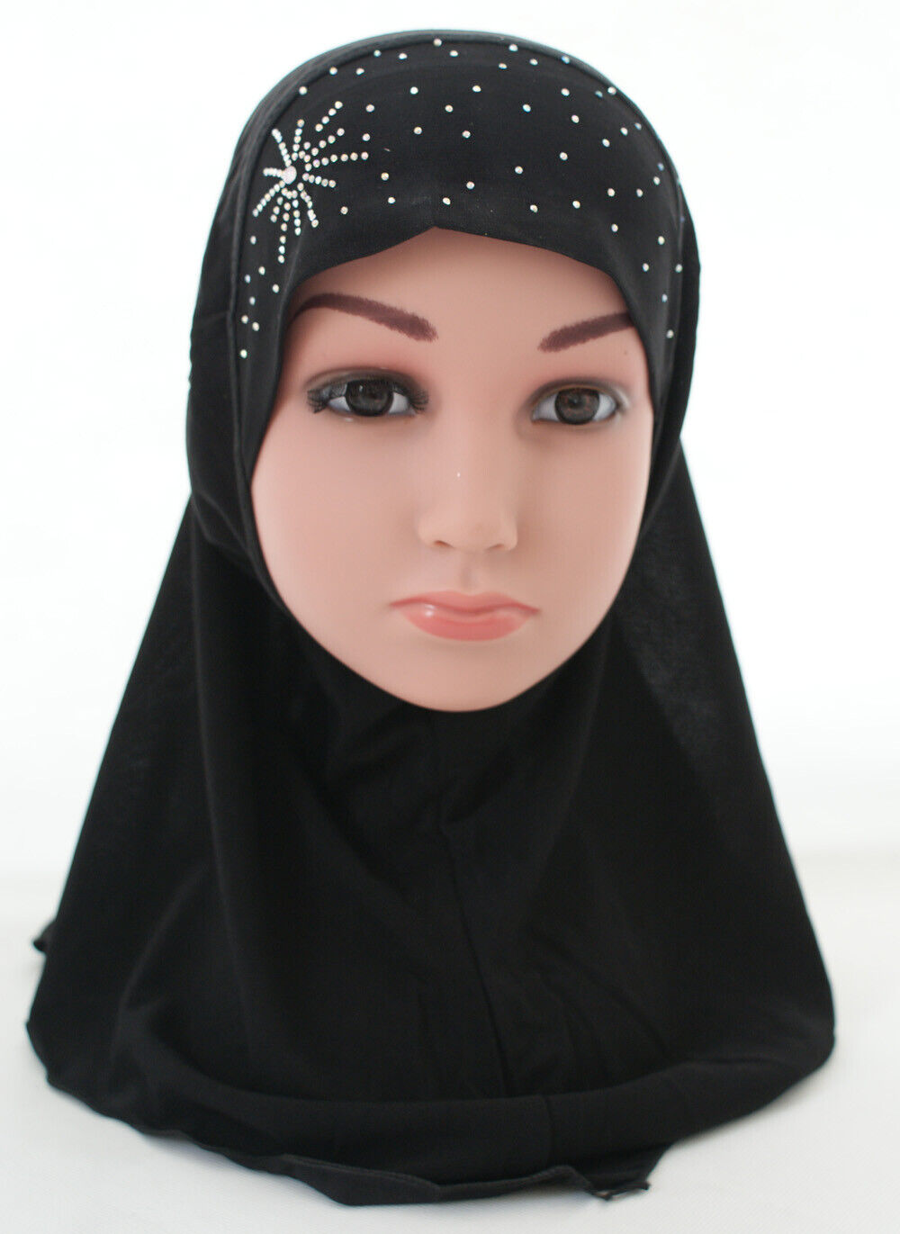 2-6Y Kids Girls Hijab Amira Turban Muslim Bonnet Shawls Headscarf Islamic Wrap - Picture 49 of 302