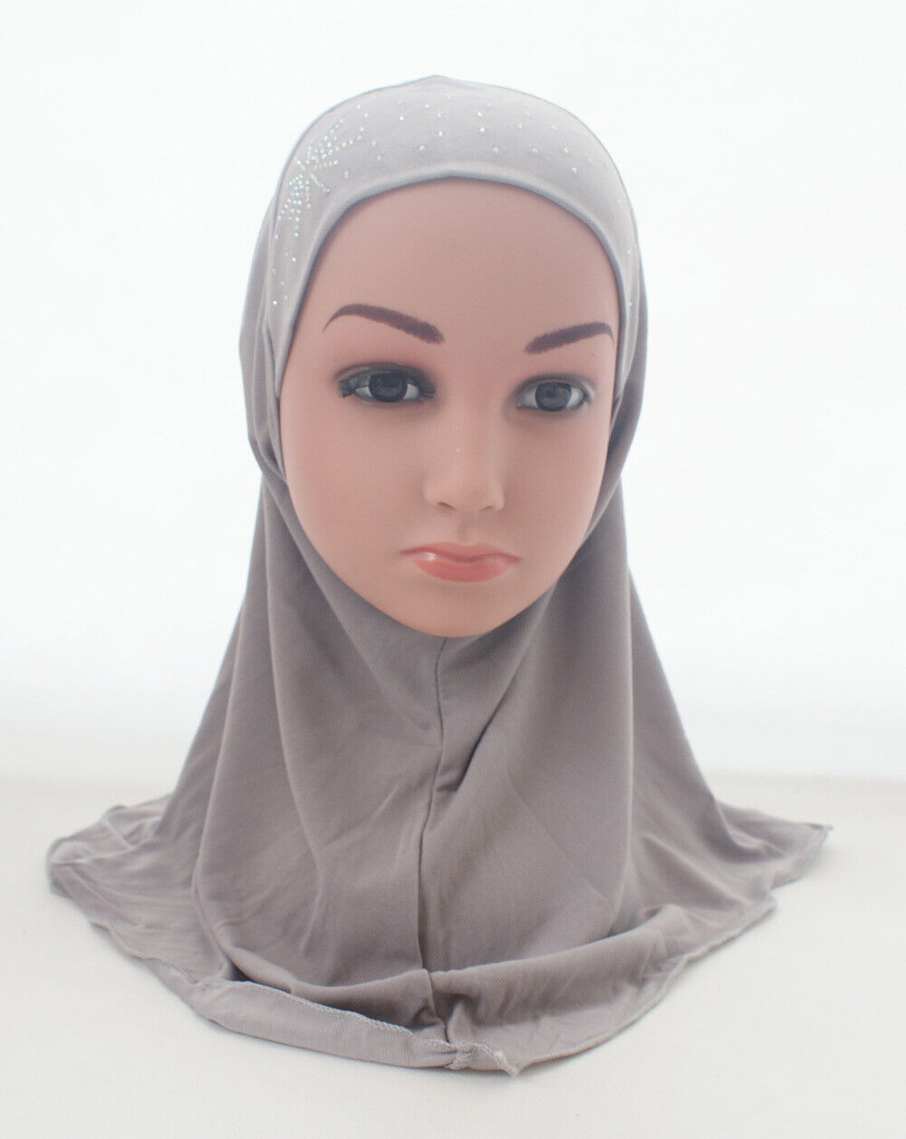2-6Y Kids Girls Hijab Amira Turban Muslim Bonnet Shawls Headscarf Islamic Wrap - Picture 61 of 302