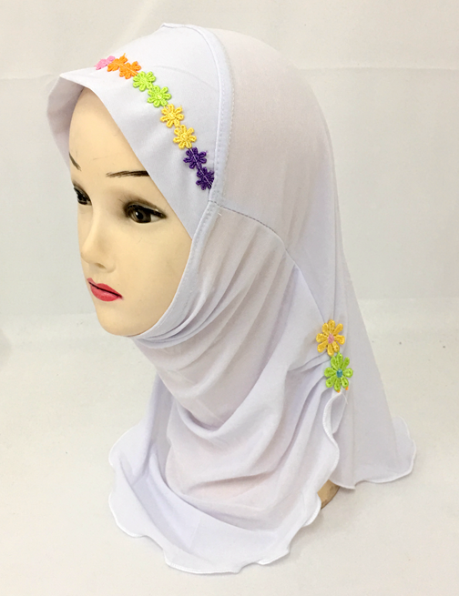 2-6Y Kids Girls Hijab Amira Turban Muslim Bonnet Shawls Headscarf Islamic Wrap - Picture 102 of 302