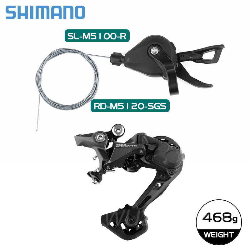 Shimano Deore Groupset MTB SL-M5100-R Shifter RD-M5100 Rear Derailleur 11Speed - Picture 19 of 19