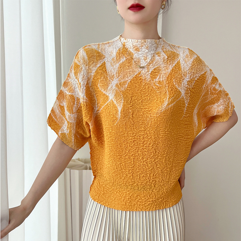 Women Summer Stylish Style Printed Loose Half Sleeve T-Shirt Tops Lady Blouse - Picture 17 of 18