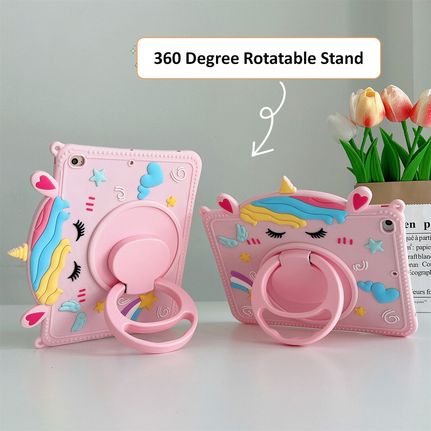 Cartoon Stitch Shockproof Case For iPad 9/8/7th 10.2 6th 5th 10th Gen with Strap - Picture 49 of 71