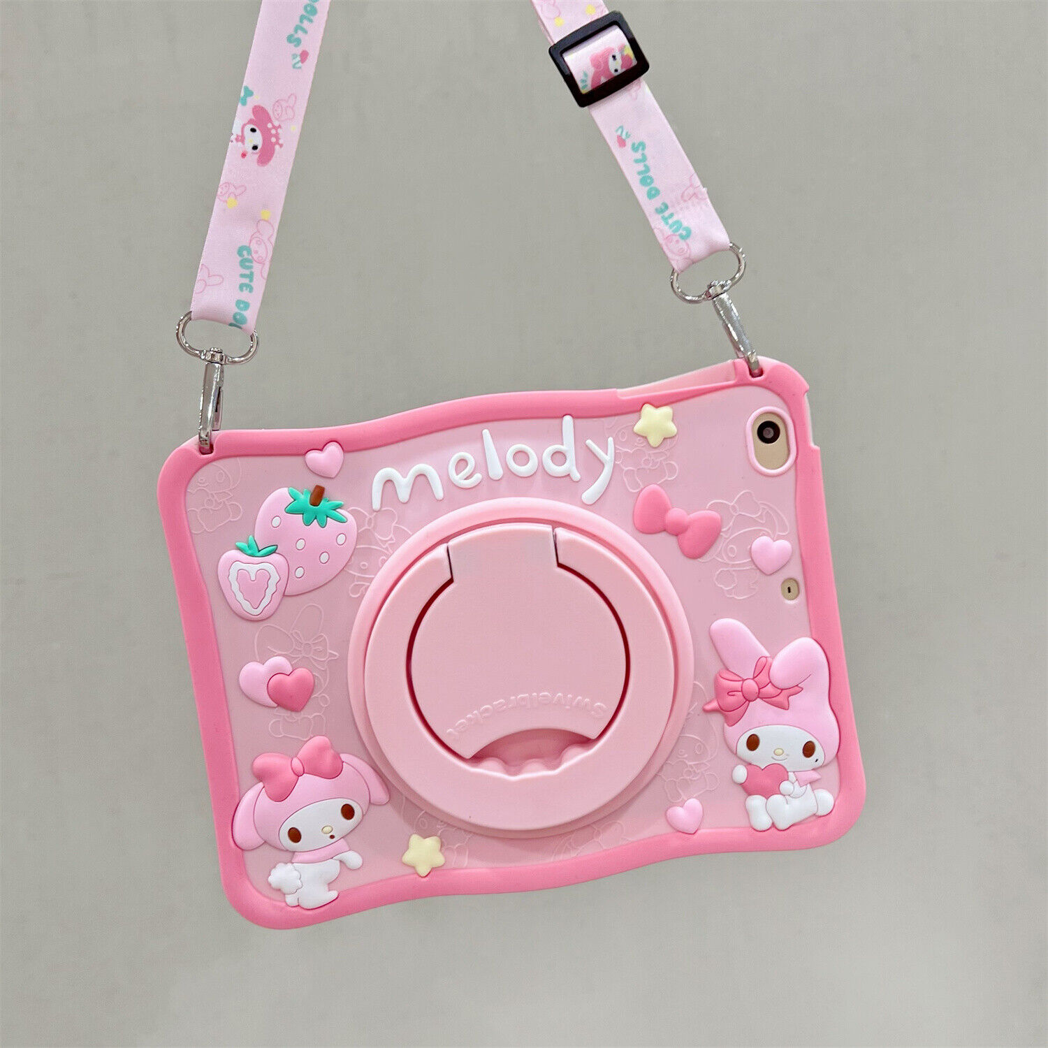 Cartoon Stitch Shockproof Case For iPad 9/8/7th 10.2 6th 5th 10th Gen with Strap - Picture 31 of 71