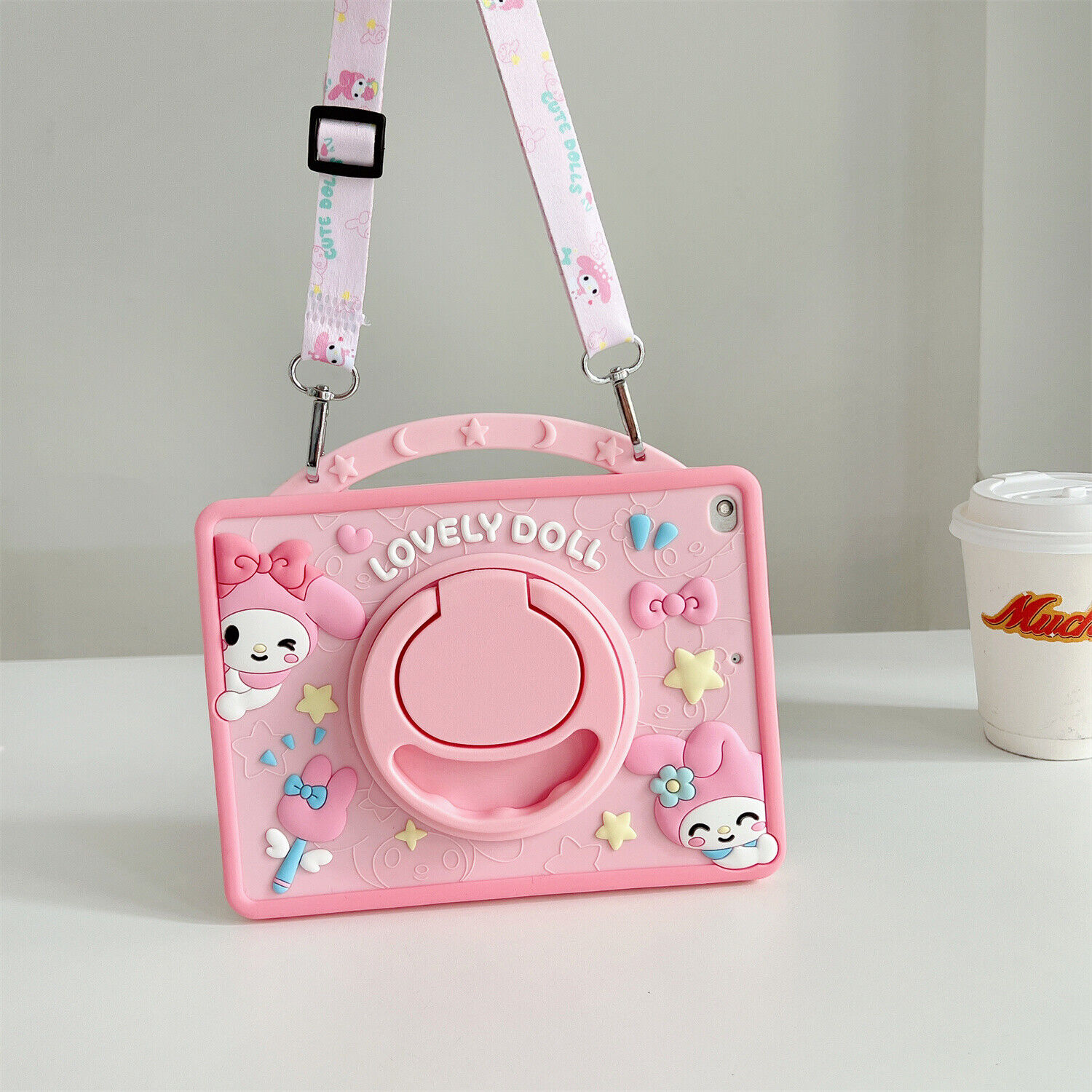 Cartoon Stitch Shockproof Case For iPad 9/8/7th 10.2 6th 5th 10th Gen with Strap - Picture 36 of 71