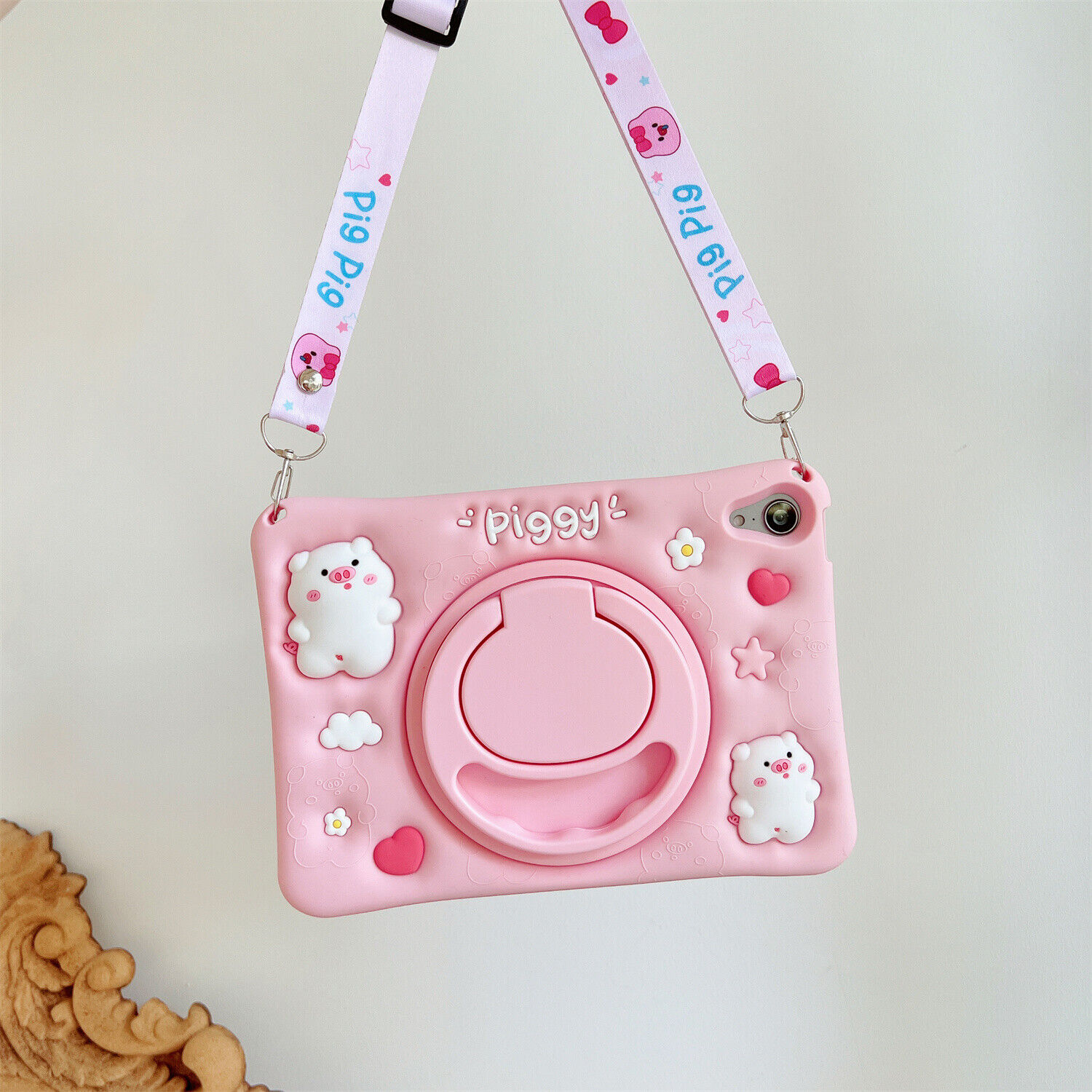 Cartoon Stitch Shockproof Case For iPad 9/8/7th 10.2 6th 5th 10th Gen with Strap - Picture 60 of 71