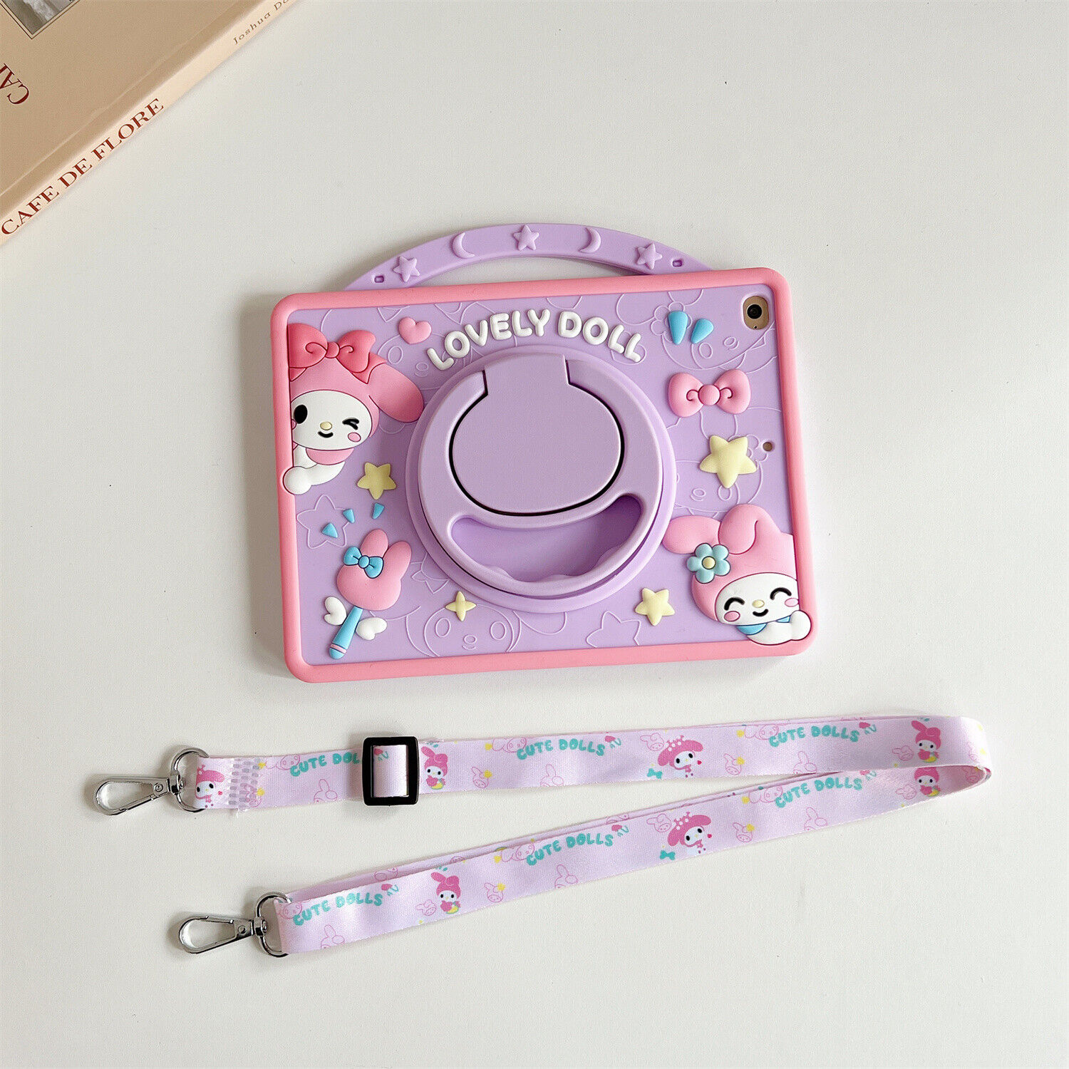 Cartoon Stitch Shockproof Case For iPad 9/8/7th 10.2 6th 5th 10th Gen with Strap - Picture 68 of 71