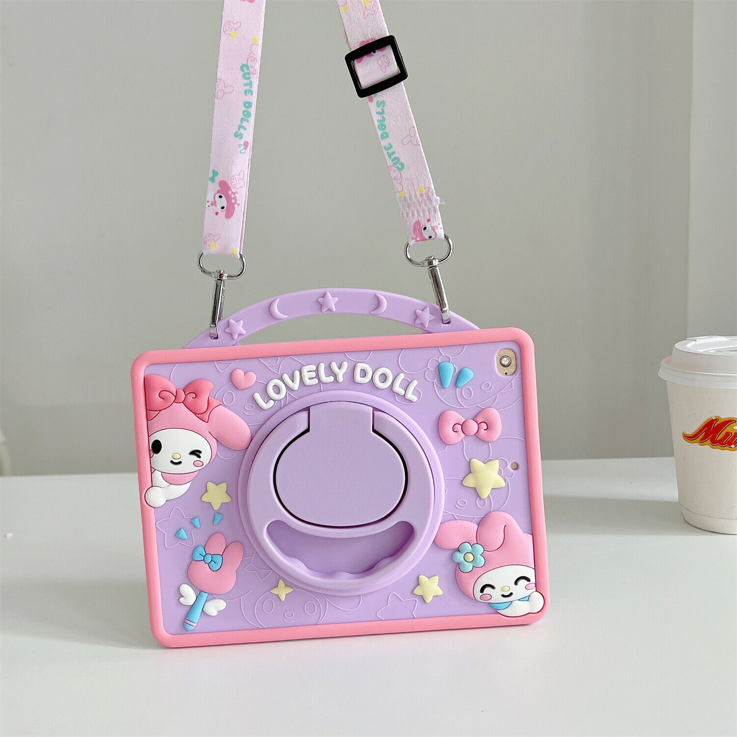 Cartoon Stitch Shockproof Case For iPad 9/8/7th 10.2 6th 5th 10th Gen with Strap - Picture 69 of 71