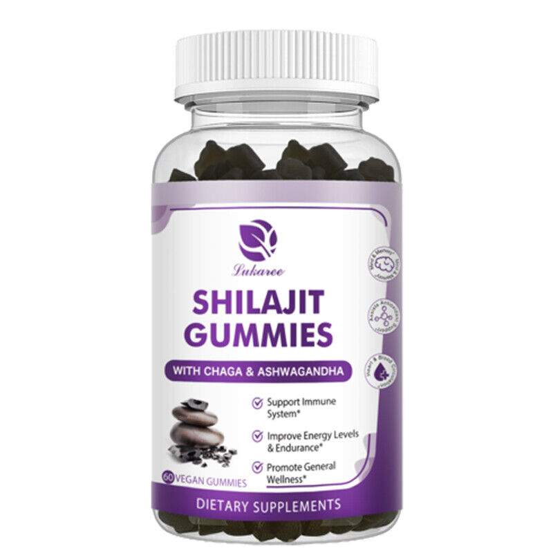 1/2/4 Bottles Himalayan Pure SHILAJIT gummies Promove Immune & Brain Health