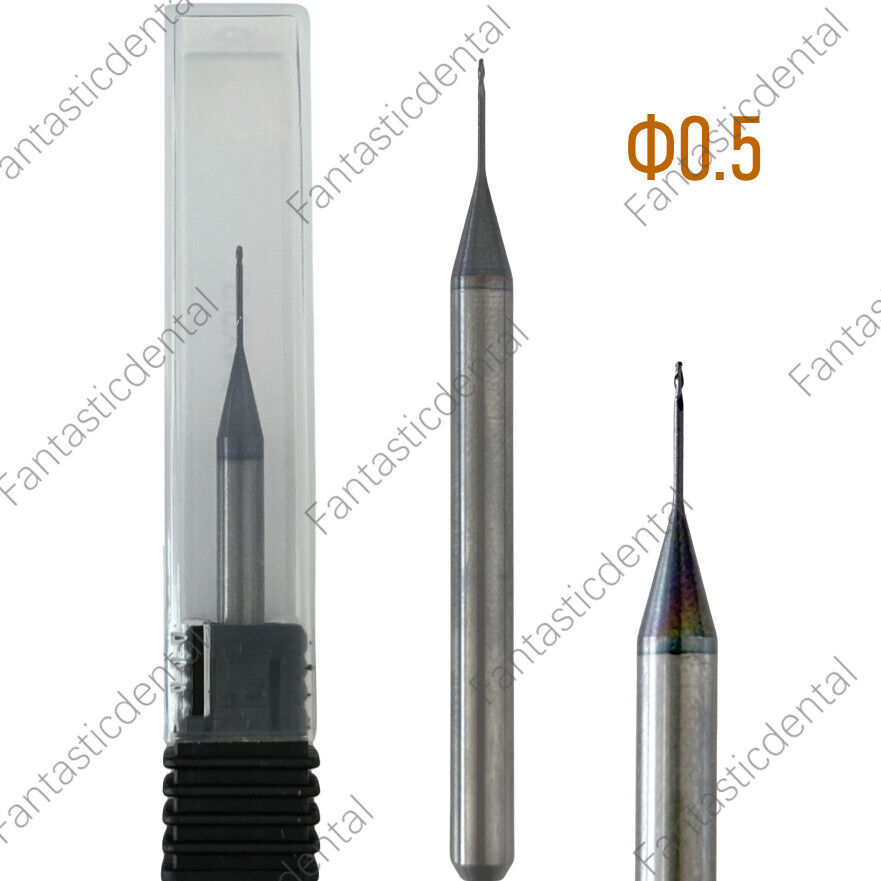 Dental Milling Bur Roland Zirconia Coated Cutting CAD CAM Burs PMMA Block DLC
