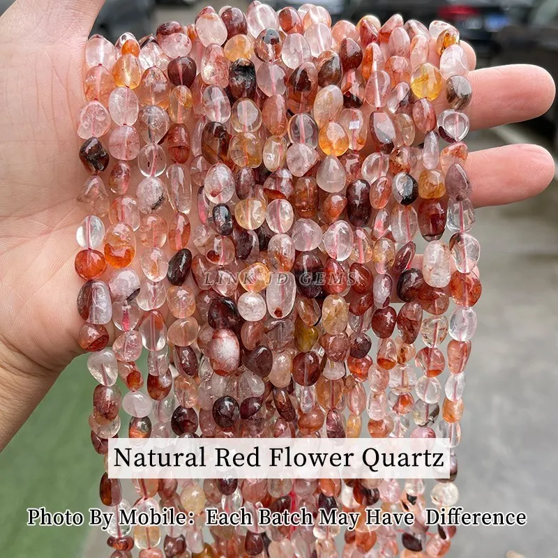 Natural Aventurine Tiger Eye Irregular Bead Loose Spacer For Jewelry Making - Imagen 19 de 44