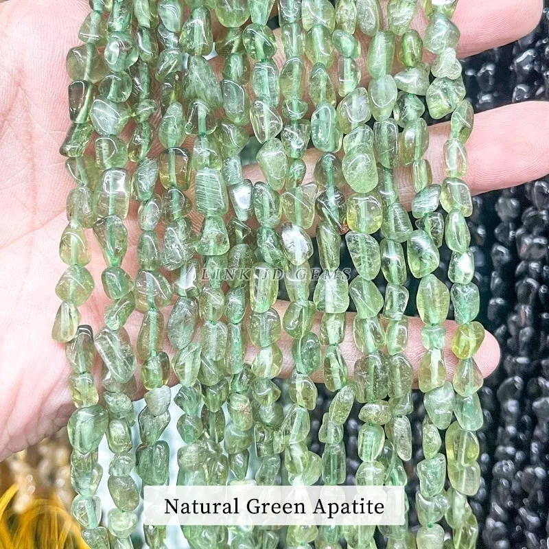 Natural Aventurine Tiger Eye Irregular Bead Loose Spacer For Jewelry Making - Imagen 22 de 44