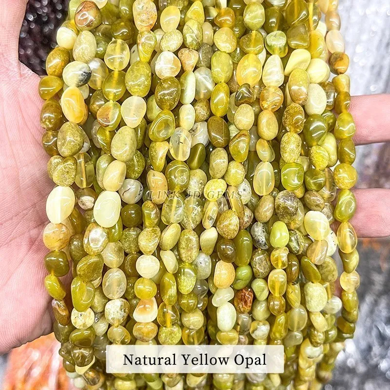 Natural Aventurine Tiger Eye Irregular Bead Loose Spacer For Jewelry Making - Imagen 26 de 44