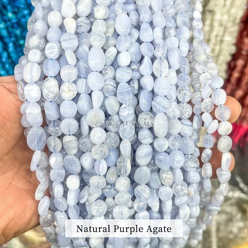 Natural Aventurine Tiger Eye Irregular Bead Loose Spacer For Jewelry Making - Imagen 28 de 44