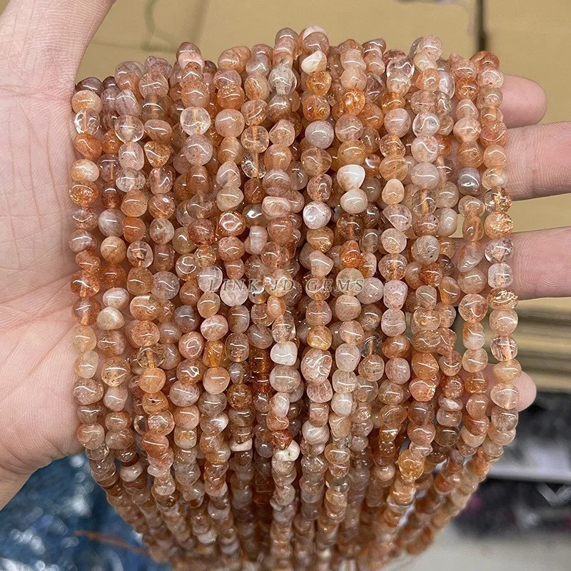 Natural Aventurine Tiger Eye Irregular Bead Loose Spacer For Jewelry Making - Imagen 29 de 44