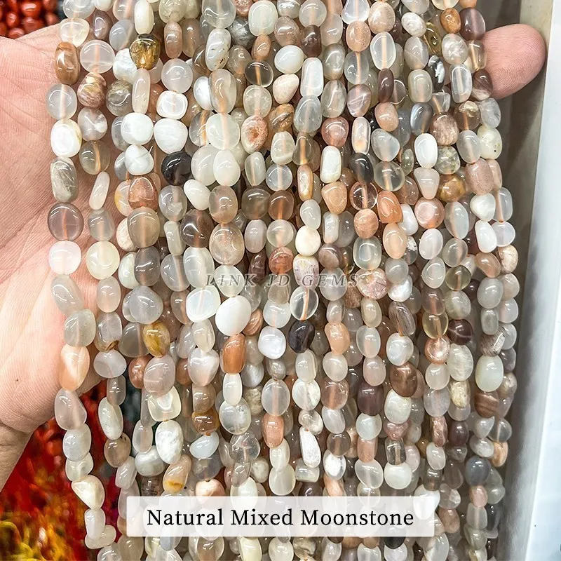 Natural Aventurine Tiger Eye Irregular Bead Loose Spacer For Jewelry Making - Imagen 31 de 44