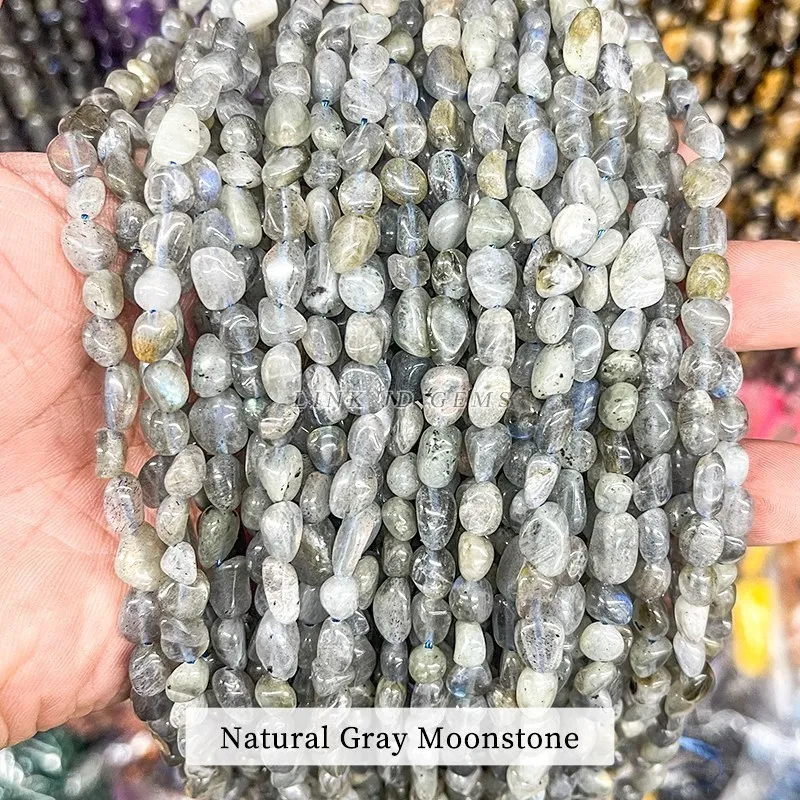 Natural Aventurine Tiger Eye Irregular Bead Loose Spacer For Jewelry Making - Imagen 33 de 44