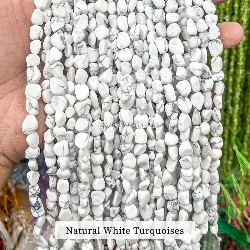 Natural Aventurine Tiger Eye Irregular Bead Loose Spacer For Jewelry Making - Imagen 37 de 44