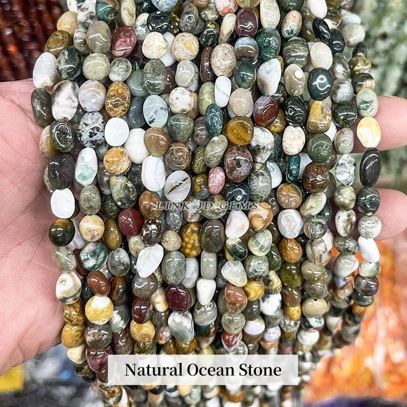 Natural Aventurine Tiger Eye Irregular Bead Loose Spacer For Jewelry Making - Imagen 38 de 44