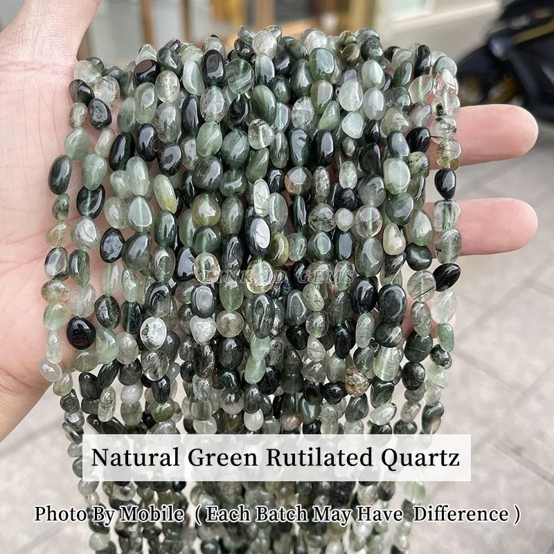 Natural Aventurine Tiger Eye Irregular Bead Loose Spacer For Jewelry Making - Imagen 44 de 44