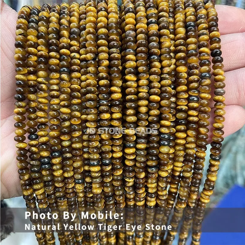 4 mm Naturstein Türkis Jaspis Abakus Lose Zwischenring Perlen für Schmuckherstellung - Bild 23 von 34