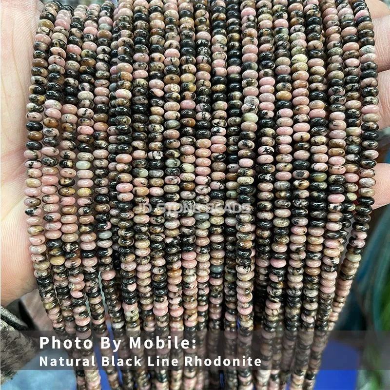 4 mm Naturstein Türkis Jaspis Abakus Lose Zwischenring Perlen für Schmuckherstellung - Bild 25 von 34