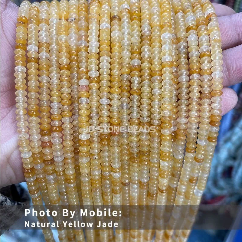 4 mm Naturstein Türkis Jaspis Abakus Lose Zwischenring Perlen für Schmuckherstellung - Bild 31 von 34