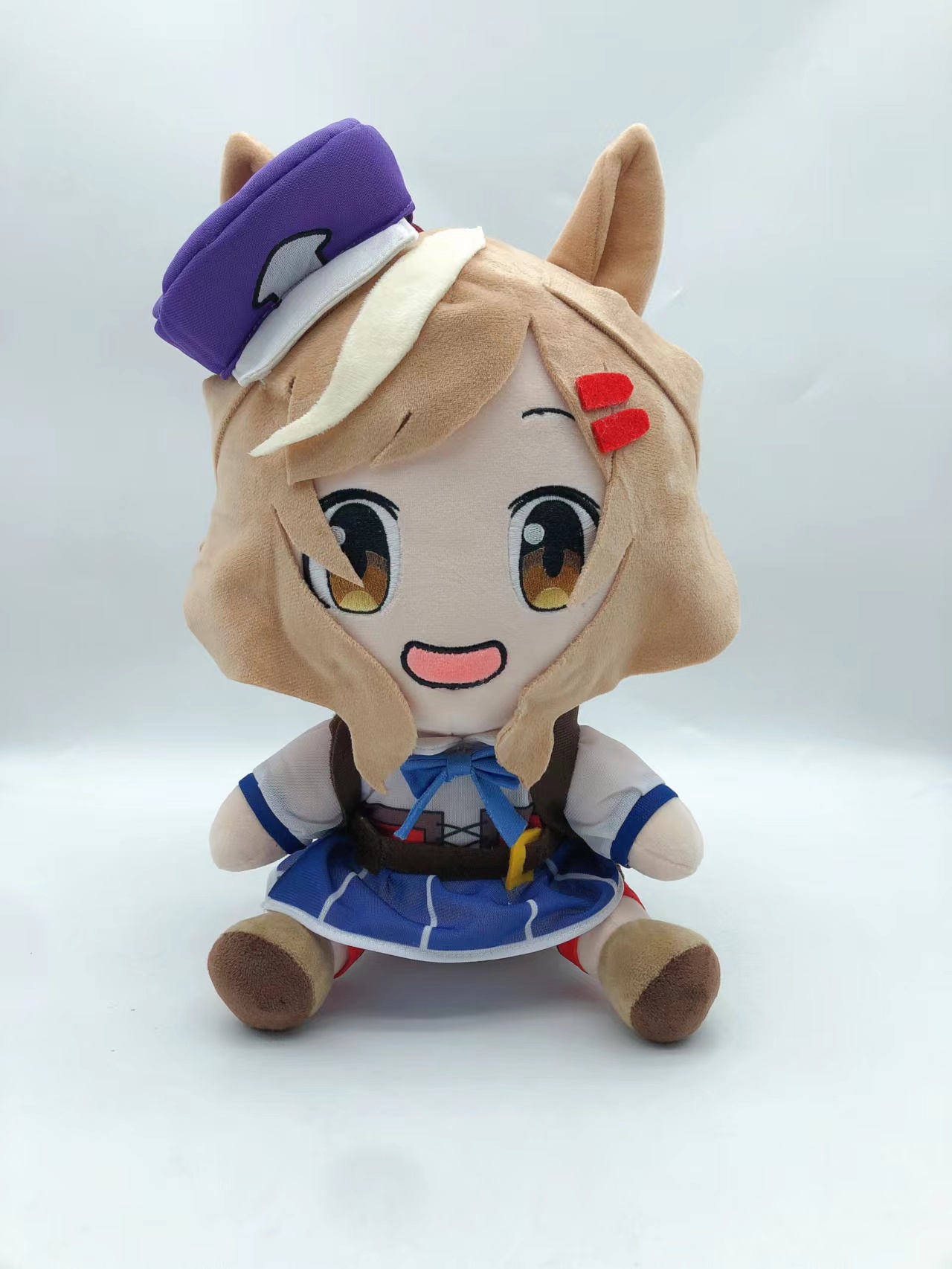 Anime Umamusume Matikanetannhauser Plüschtier 30 cm Stofftier weiches Puppenkissen - Bild 7 von 8
