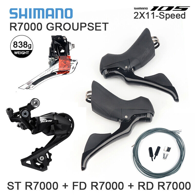 Shimano 105 R7000 Road Bike Groupset 2x11 Speed Derailleur Shifter Brake Lever - Picture 14 of 14