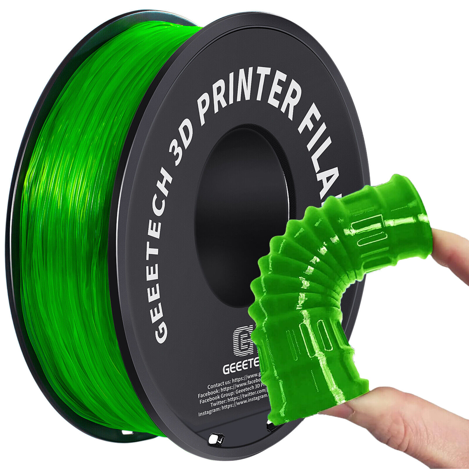 【Buy 3 Get 1 Free,Add 4】GEEETECH 3D Printer Filament TPU/ABS+/PETG/PLA 1kg1.75mm - Picture 139 of 173