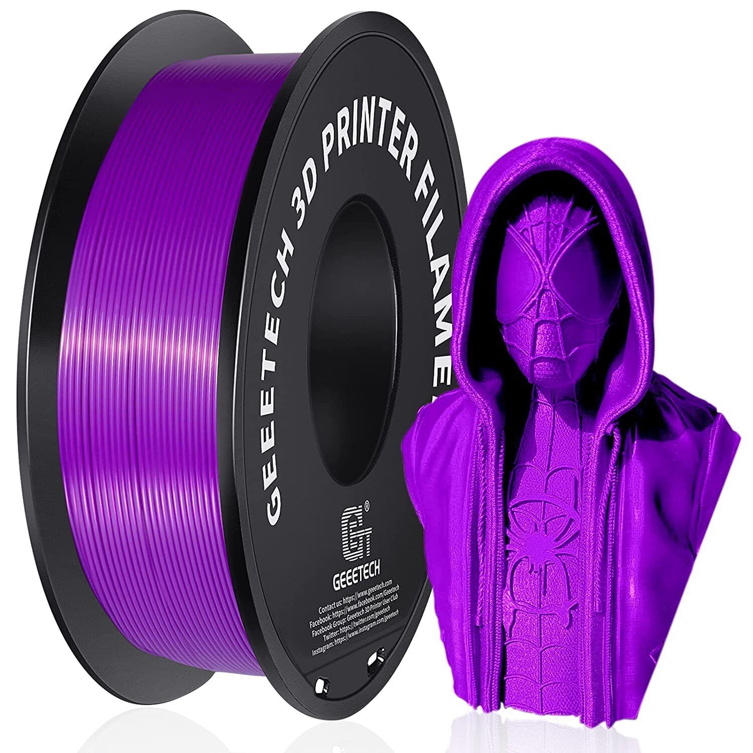 【Buy 3 Get 1 Free,Add 4】GEEETECH 3D Printer Filament TPU/ABS+/PETG/PLA 1kg1.75mm - Picture 132 of 173
