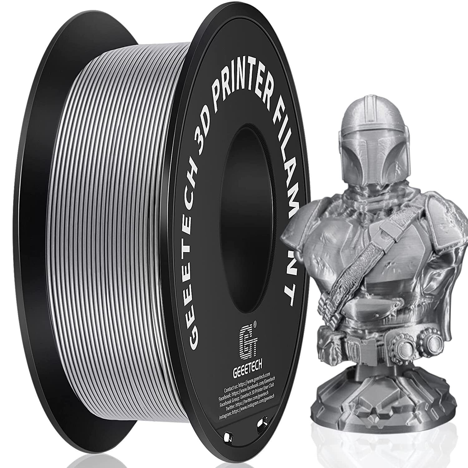 【Buy 3 Get 1 Free,Add 4】GEEETECH 3D Printer Filament TPU/ABS+/PETG/PLA 1kg1.75mm - Picture 130 of 173