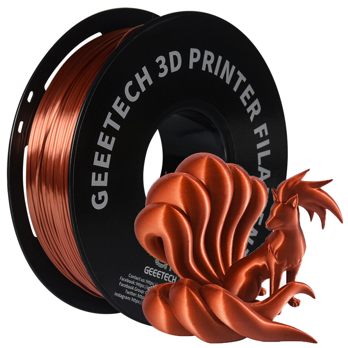 【Buy 3 Get 1 Free,Add 4】GEEETECH 3D Printer Filament TPU/ABS+/PETG/PLA 1kg1.75mm - Picture 103 of 173