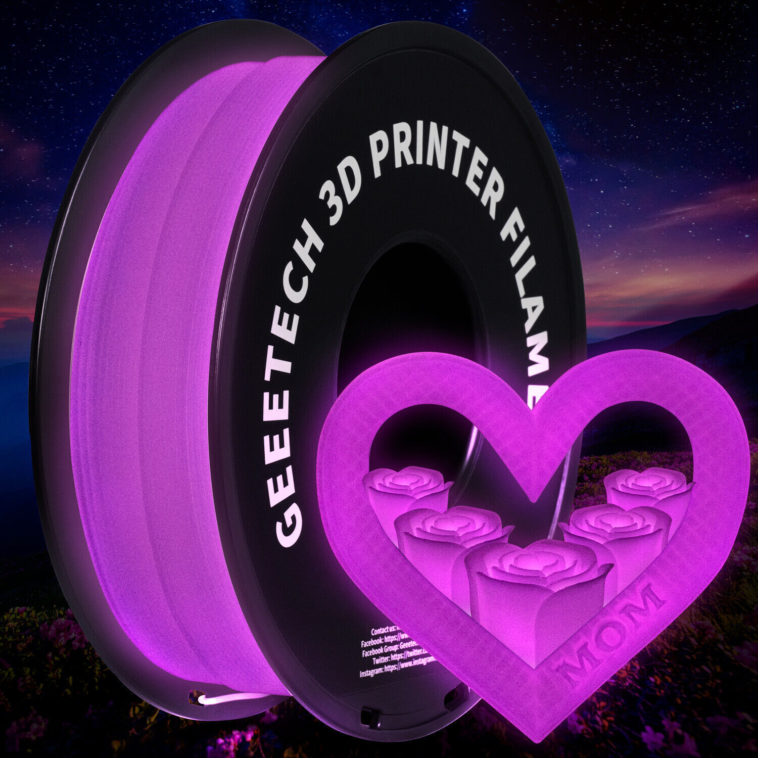 【Buy 3 Get 1 Free,Add 4】GEEETECH 3D Printer Filament TPU/ABS+/PETG/PLA 1kg1.75mm - Picture 96 of 173