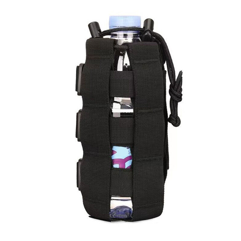 Tactical Molle Water Bottle Holder Carrier Pouch Kettle Bag Adjustable Outdoor