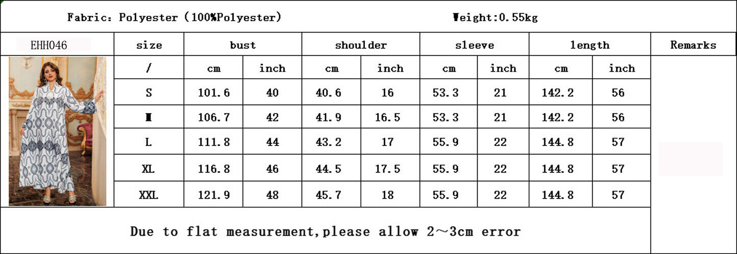 Women Muslim Abaya Maxi Dress Evening Kaftan Long Robe Floral Printed Arab Gown - Picture 144 of 406