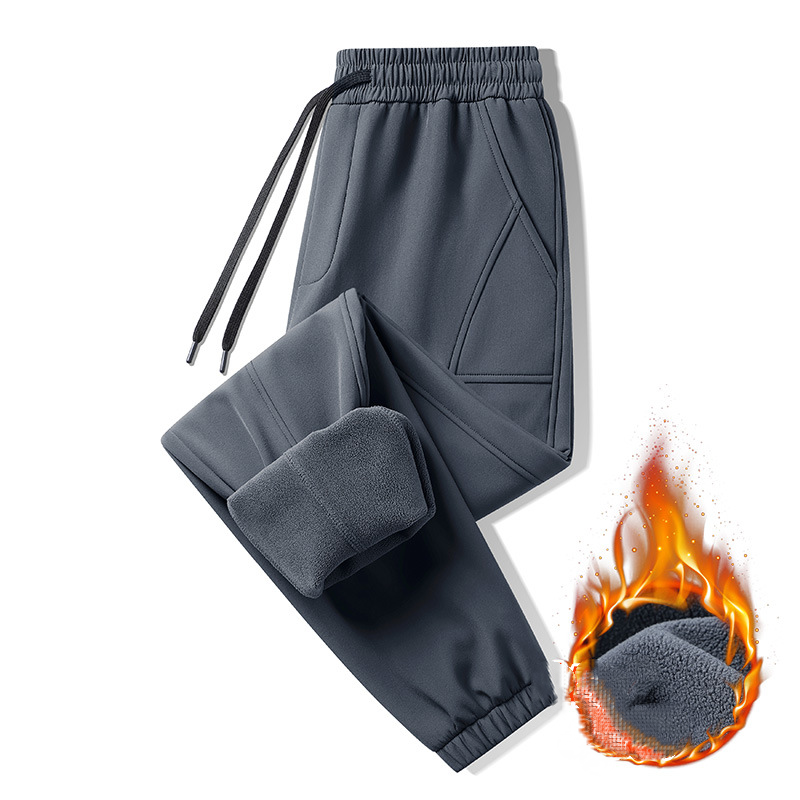 Men Fleece Lined Thick Thermal Trousers Athletic Jogger Warm Pants Winter Casual - Picture 14 of 15