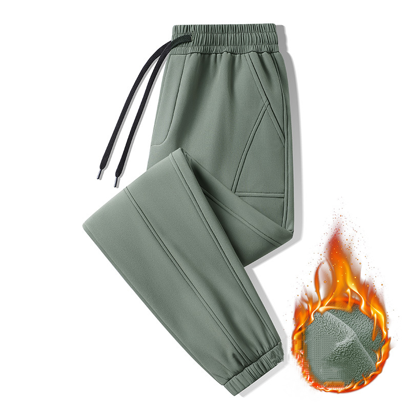 Men Fleece Lined Thick Thermal Trousers Athletic Jogger Warm Pants Winter Casual - Picture 15 of 15