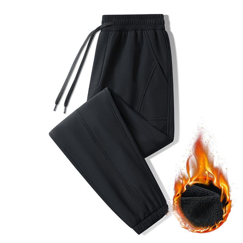 Men Fleece Lined Thick Thermal Trousers Athletic Jogger Warm Pants Winter Casual - Picture 13 of 15