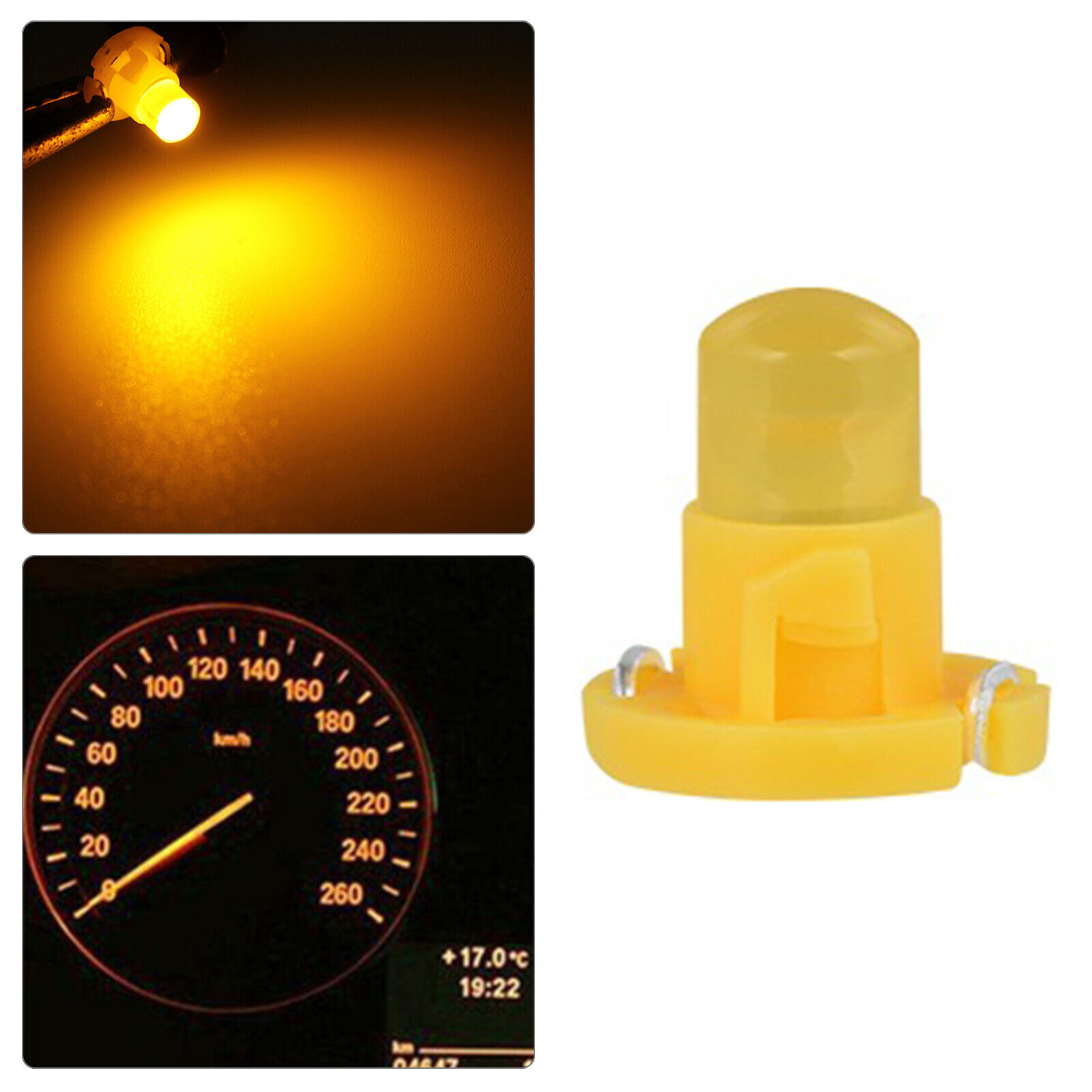 10 piezas T4/T4.2 Neo Wedge Dash A/C Climatizador Control HVAC Interruptor Bombilla LED - Imagen 24 de 25