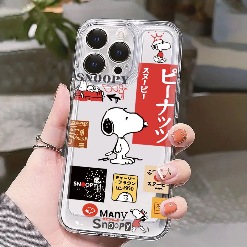 Snoopy is suitable for Apple 15Promax phone case iPhone 13/14/11 anti drop ip7 8 - Picture 15 of 16