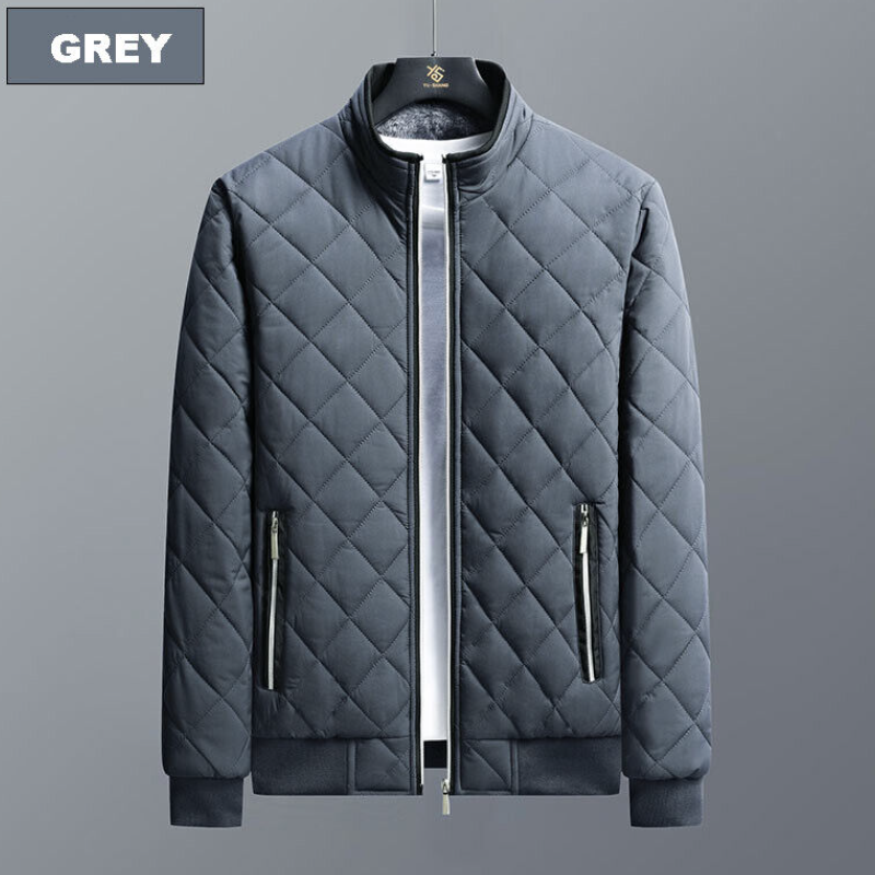 2024 Neu Herbst Winterjacke Herren Vlies gefütterte Jacke Herren Kleidung Passform Mantel - Bild 17 von 17