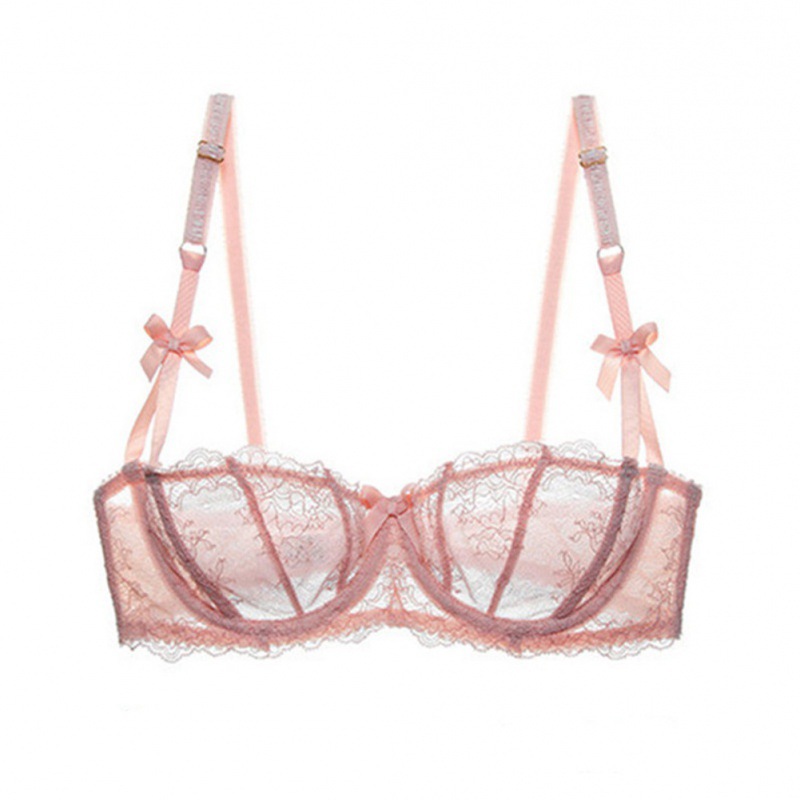 Varsbaby See-through Unlined Bra Underwire Lace Sexy Adjustable Bralette - Picture 26 of 27