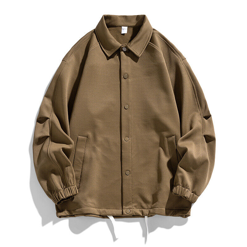 Autumn Mens Jackets Casual Outwear Coat Fashion Stand Collar Baseball Jacket Top - Picture 21 of 21