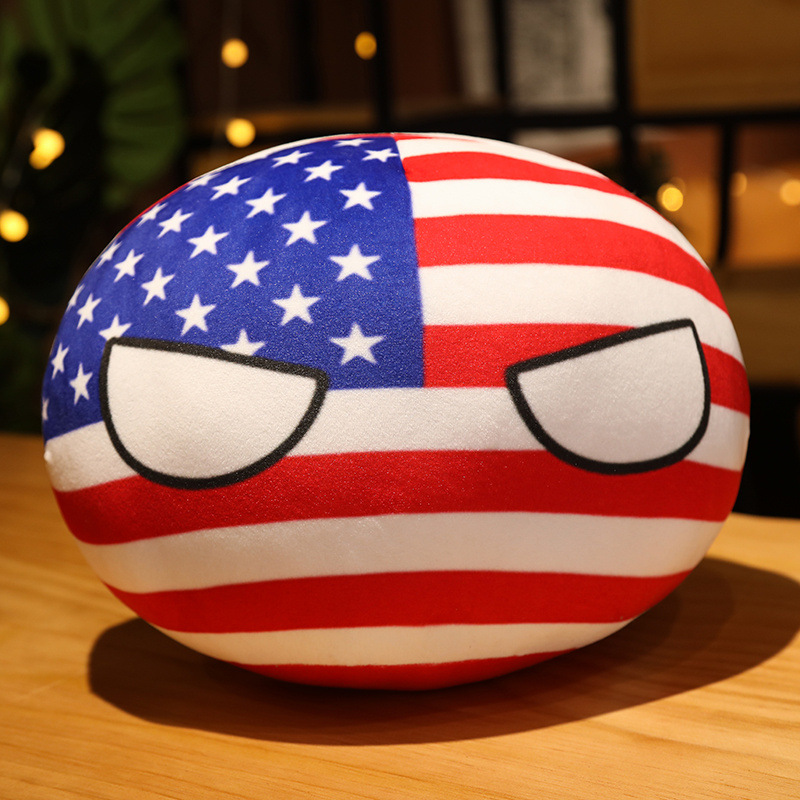 New 4Inch Country Ball Plushies Country Ball Stuffed Plush Toy Birthday Gift Toy - Picture 35 of 71
