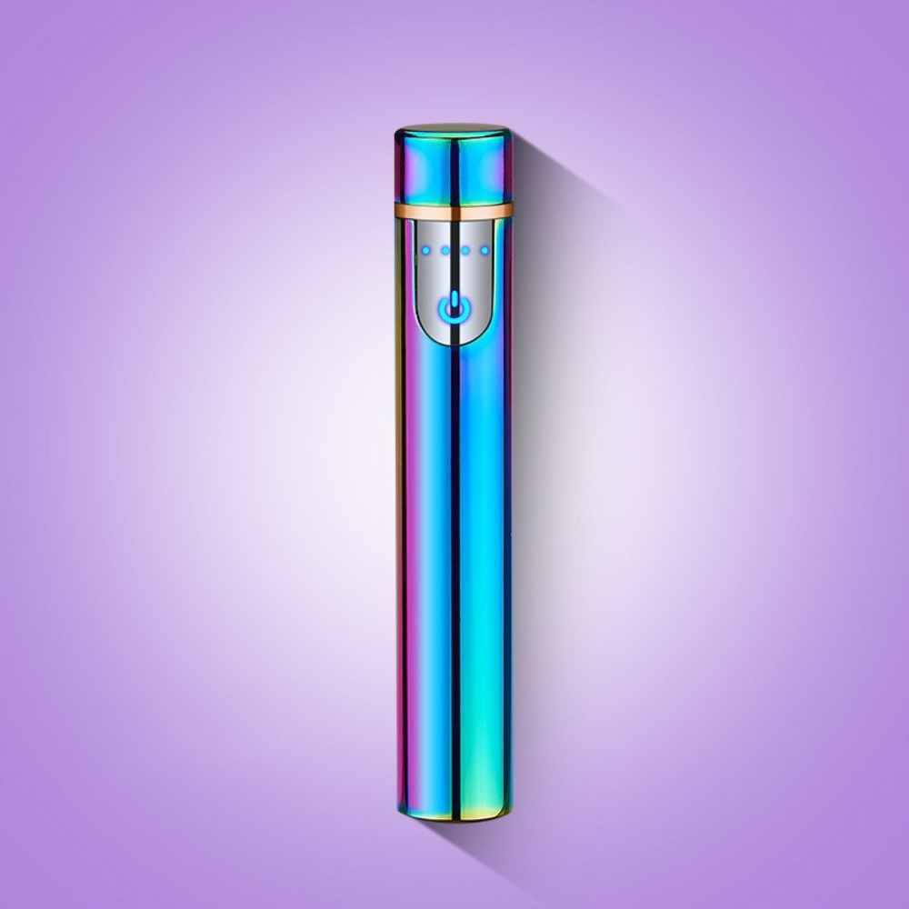 Nuevo Genial USB Recargable Arco Eléctrico Encendedor Cilíndrico Potencia Pantalla Táctil - Imagen 15 de 20