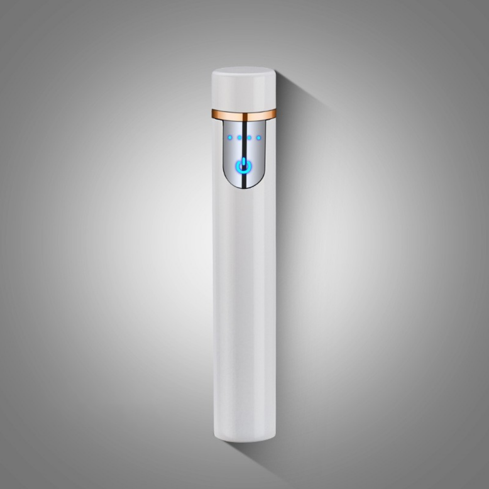 Nuevo Genial USB Recargable Arco Eléctrico Encendedor Cilíndrico Potencia Pantalla Táctil - Imagen 18 de 20